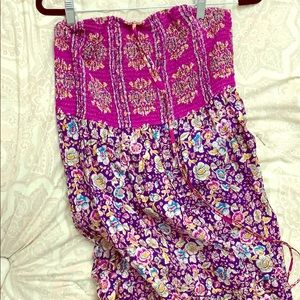 Anthropologie bohemian boho dress